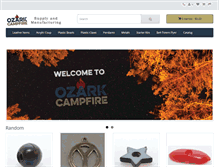 Tablet Screenshot of ozarkcampfire.com